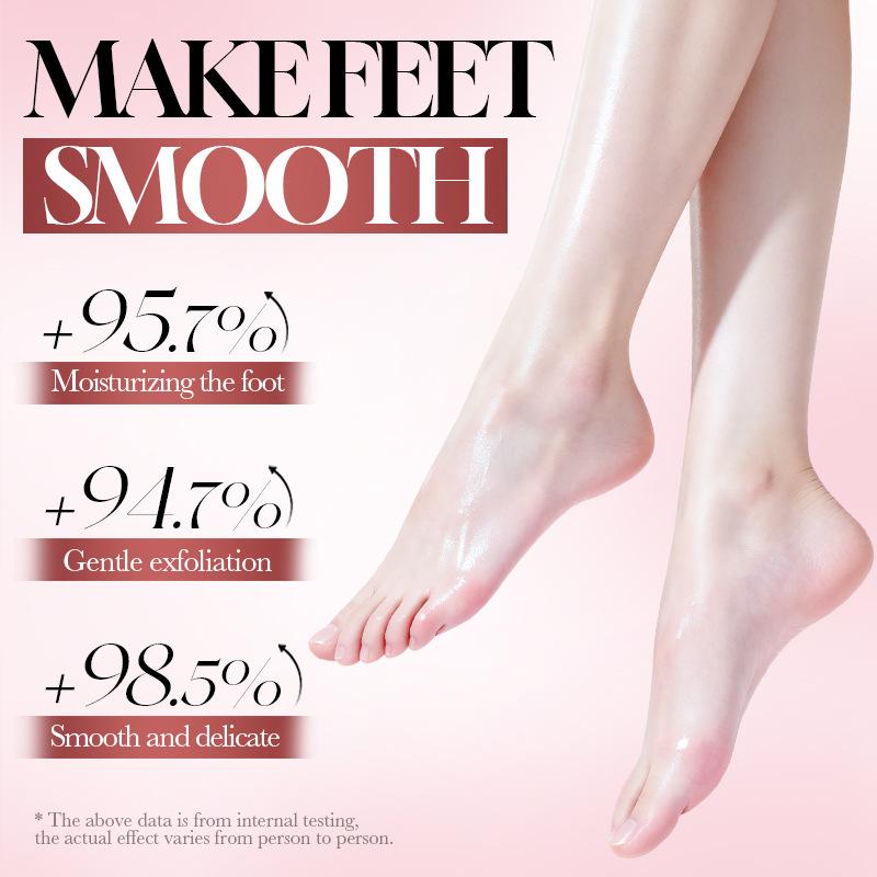 5 Pairs Sadoer Collagen Nicotinamide Foot Mask Nourishing Soften Skin Remove Dead Keratin Whitening Tender Feet Care Mask