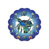 Metal Rotating Aeolian Bells Ornament Weather Resistant Iron Hanging Decoration For Patios Yard Garden Balconies Display