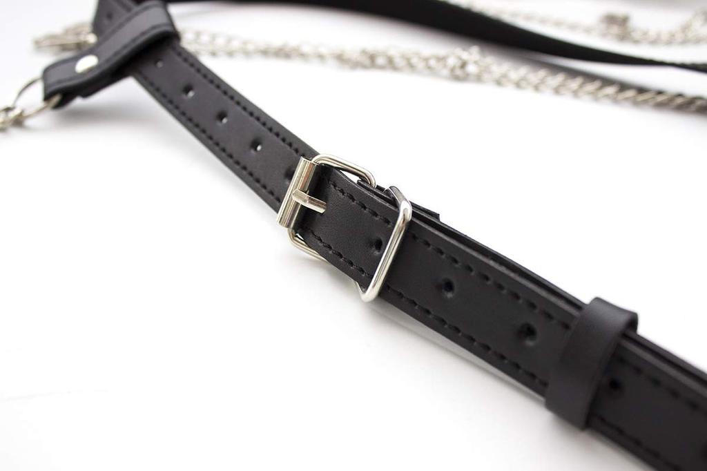 Chastity Belt for Women with Goods for Clitoris Training SM Chastity Adult SM Bondage Restraint Sexy Underwear for Slave Adjustable Chain, Women,