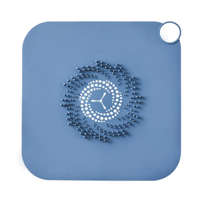 Sewer Odor Control Cover Household Silicone Bathroom Floor Drain Seal Plug Bathroom Anti-Hair Filter Cover Floor Drain Cover