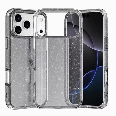 Luxus Glitzer Transparent Hülle Für iPhone 17 Air 16E 15 14 13 12 11 Pro Max Plus Mini XS 7 8 XR Stoßfest Klar Schutzhülle