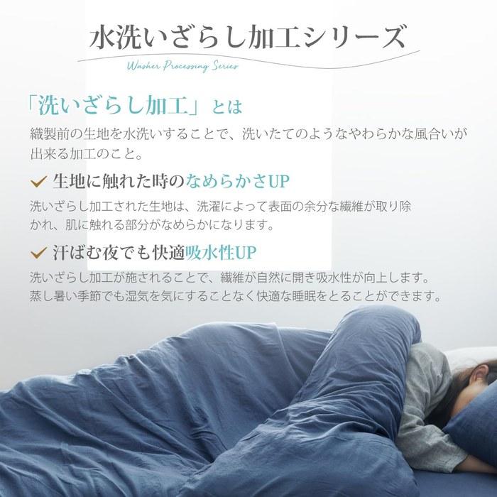 Kumori Fitted Sheet - Semi-Double (170x210cm, Navy)