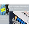 50pcs Nylon Label Self-locking Cable Tie Color Mark Disposable Plastic Buckle Waterproof Cable Wire Mark Cable Tie