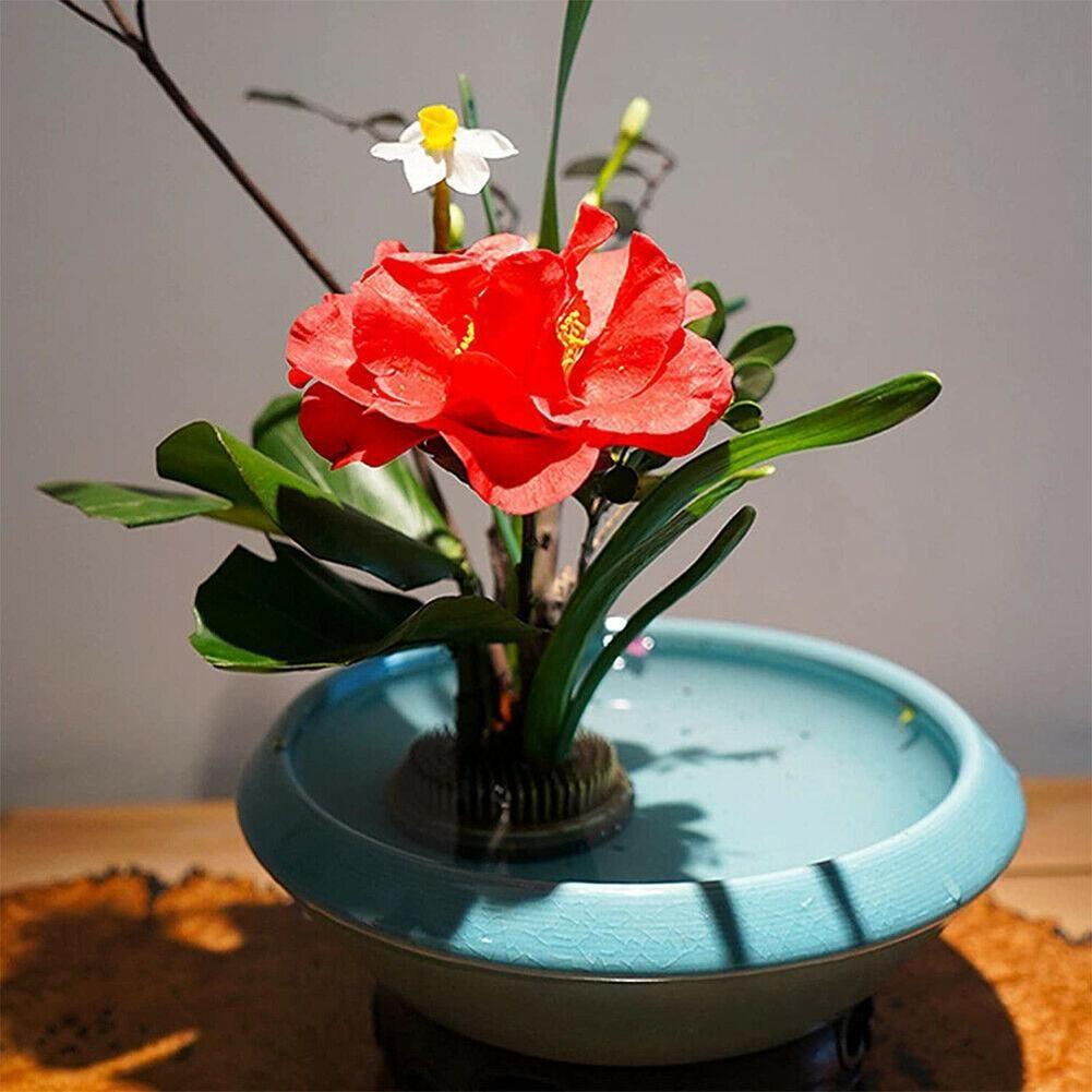 Blumenbasis Halter Messing Floral Arrangement Dichtung Stacheliger Frosch Fixierwerkzeug