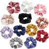 Set of Hair Hair Hair Voluminous Hair Hair Plain Hair New Christmas Gift 12-Piece Scrunchies, Ornaments, Ties, Silk-Like Accessories, Scrunchies,