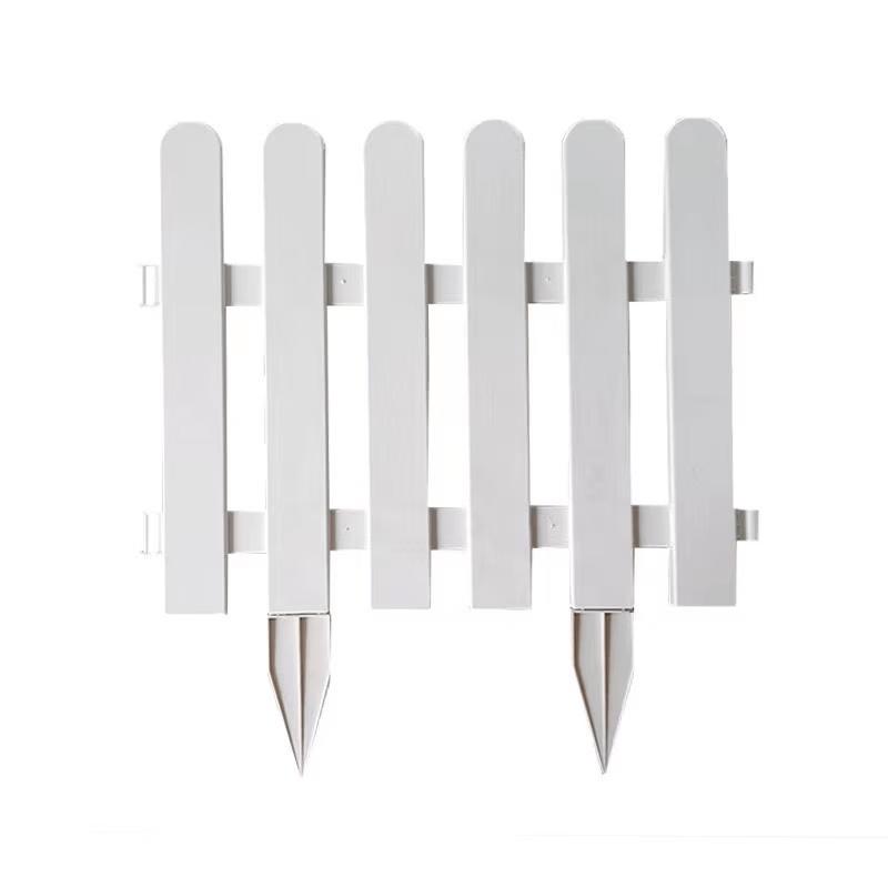 Pinxie White PVC Garden Fence