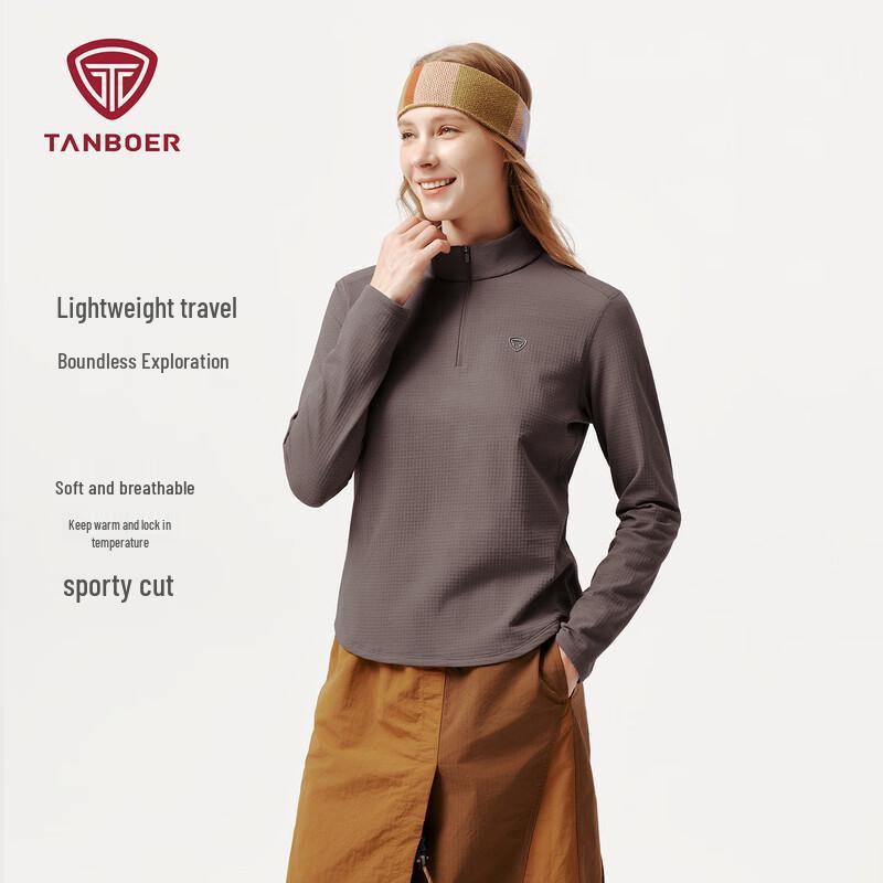 

Tanboer Women s Warm Mock Neck Long-Sleeve Sweatshirt M 165