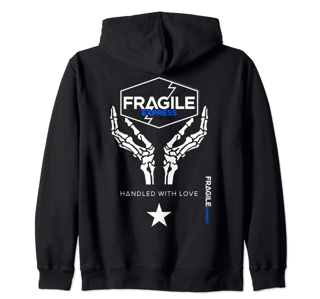 Death Stranding Fragile ExpressVideo Gaming Merch Zip Hoodie