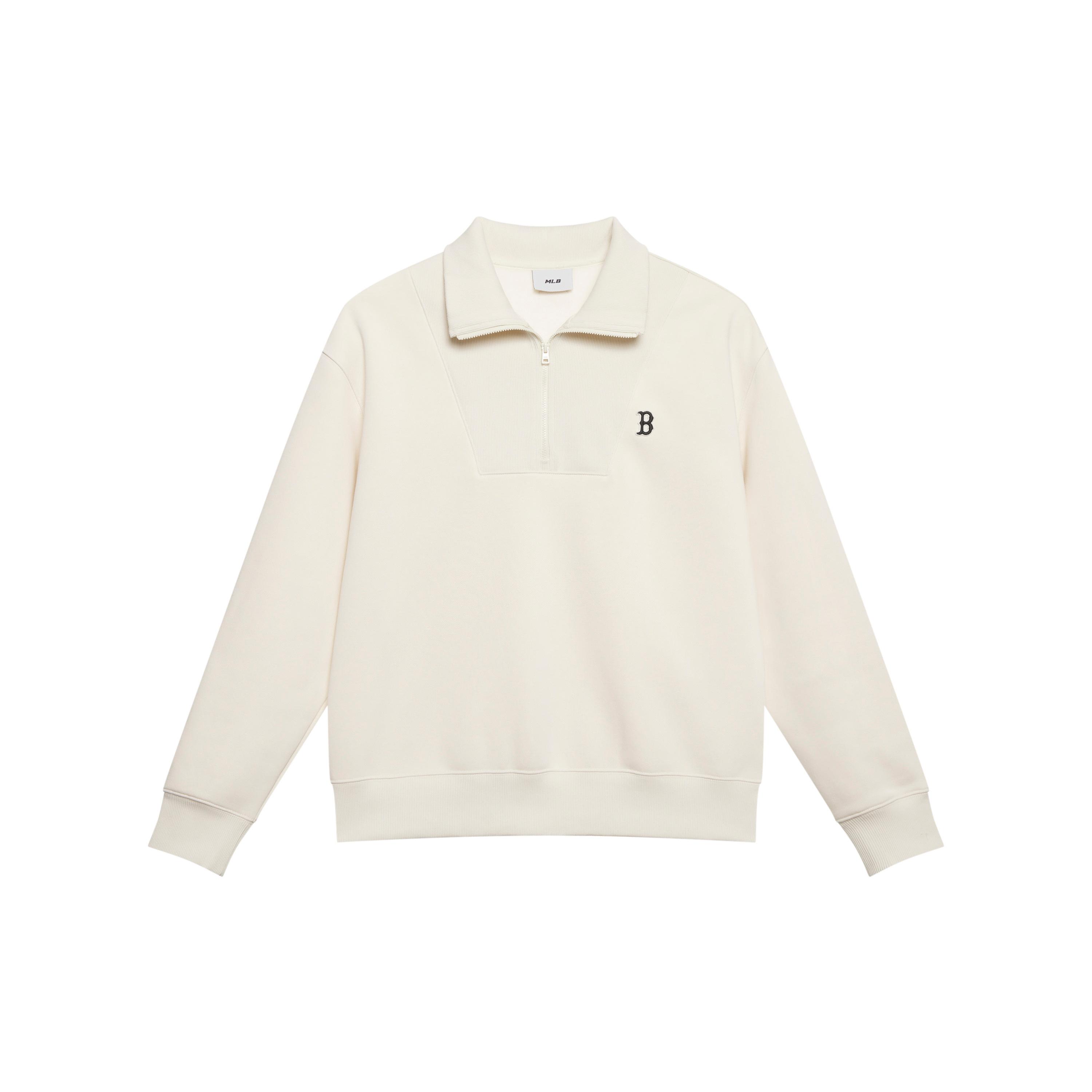MLB Boston Red Sox Basic Collection 24FW Sweatshirt Unisex Dark Cream 3AMTB0546-43CRD S