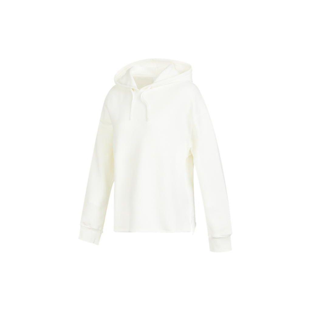 Nike Solid Color Hooded Pullover Sweatshirt Women Tops White DR7839-133