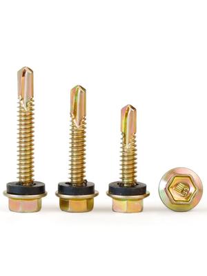 Șuruburi autofiletante hexagonale: M4.8/M5.8 pentru Metal & Oțel, Vârf Ascuțit, Autosurubant
