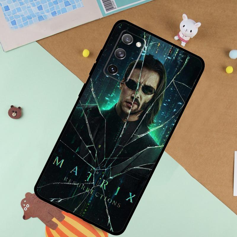 

Matrix 4 Art Soft Case For Samsung Galaxy S25 Ultra S9 S10 S20 S22 S21 Plus S23 FE S24 Ultra Funda Cover Galaxy S9 Plus