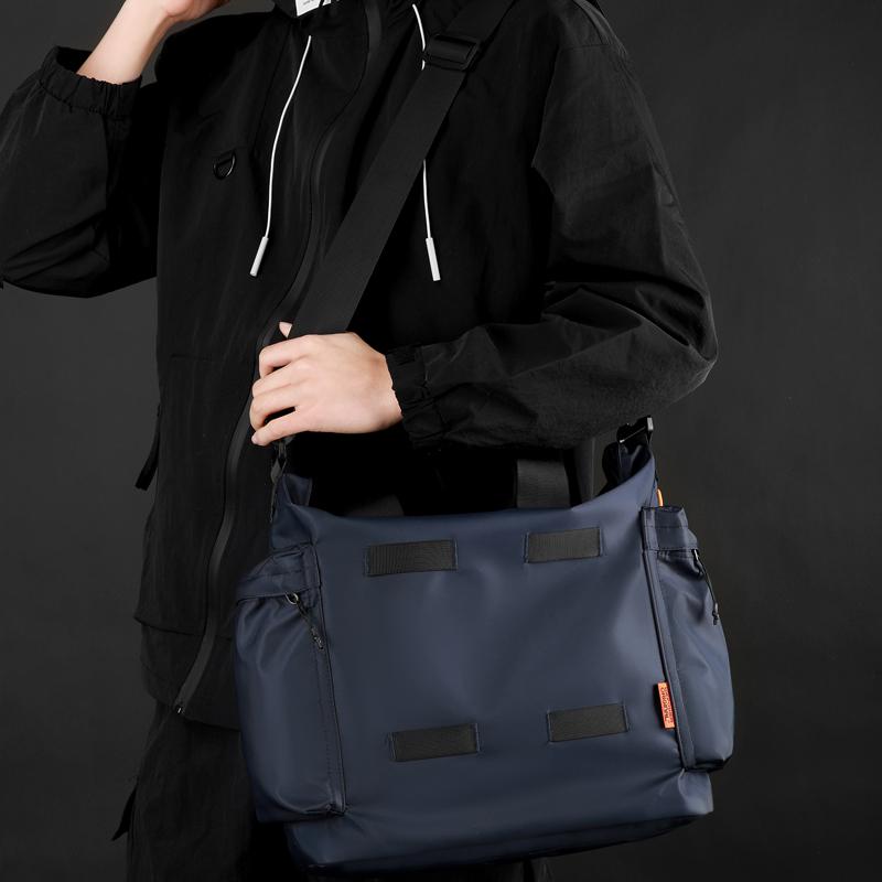 Versatile Travel Shoulder Bag - Foldable Water-Resistant Tote for Gym, Shopping & Daily Commute Multipurpose Waterproof Messenger Bag
