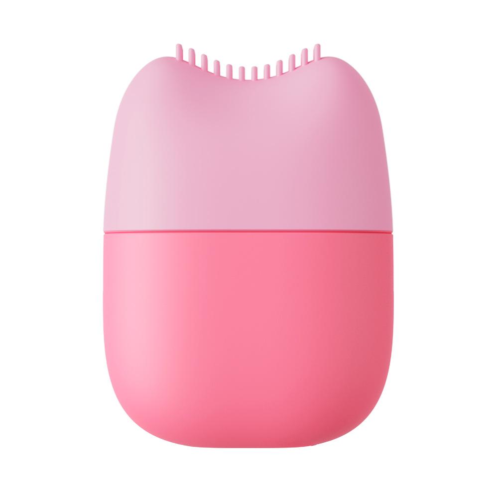 Silicone Ice Roller Face Mold 2 in 1 Ice Cube Tray with Massage Roller Pore Minimizer Depuffing Skin Tightening Tool DIY Frozen