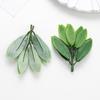 50/100Pcs Silk 4-Leaf Fake Plants Wedding Party Christmas Wreath Photography Props Home Birthday Decor Crafts Artificial Flowers