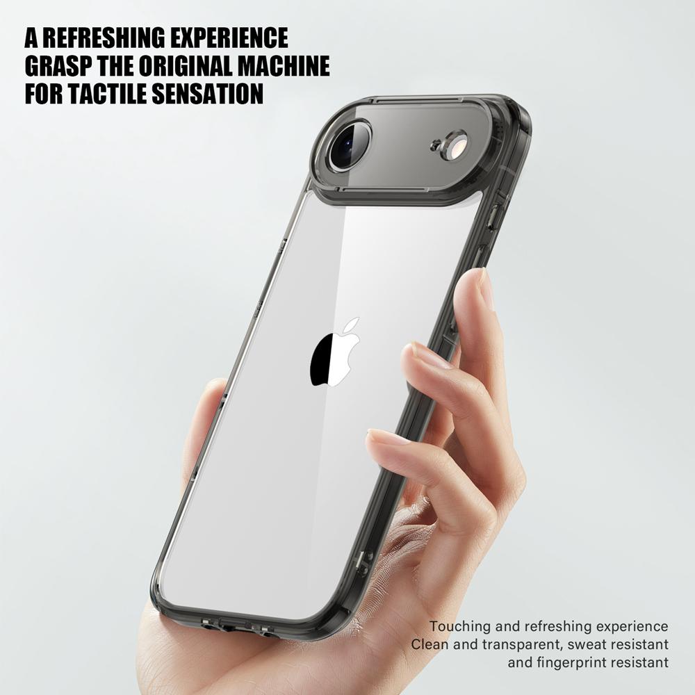 KEYSION Shockproof Armor Clear Case for iPhone 17 Air Transparent Soft TPU Silicone+PC Phone Back Cover for iPhone 17 Air 2025