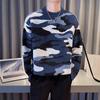Men’s Autumn/Winter Camouflage Knit Pullover Sweater - Lazy Style, Thick, Trendy Casual Wear