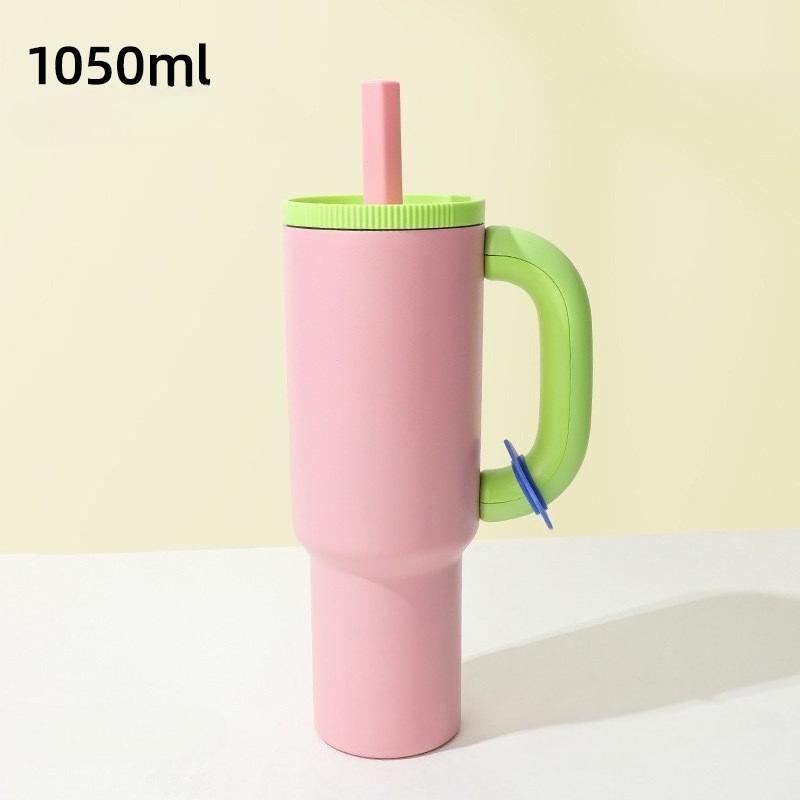 1050ml Thermos Cup Stainless Steel Vacuum Flask Cold & Hot Cup Double Wall Car Cup Thermal Iced Travel Mug Coffee Insulated Cup