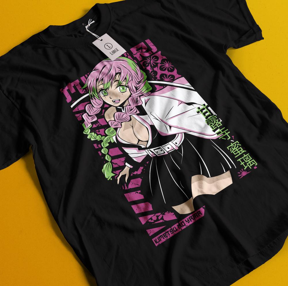 

Рубашка Истребитель демонов Футболка Мицури Канродзи Футболка Зеницу Футболка Мудзан Тандзиро Дома 2XL