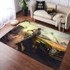Popular 3D Shooting Game Decorative Carpets Square Flannel PUBG Carpets Modern Home Bedroom Rug Living Room Carpets