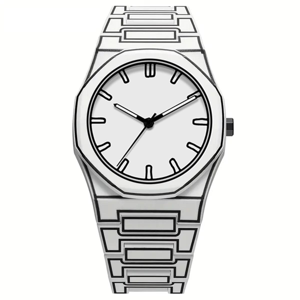 New silicone comic design quartz watch classic anime lines men s watch strap sports watch men**