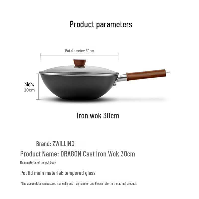 ZWILLING Premium Fine Iron Round Bottom Wok