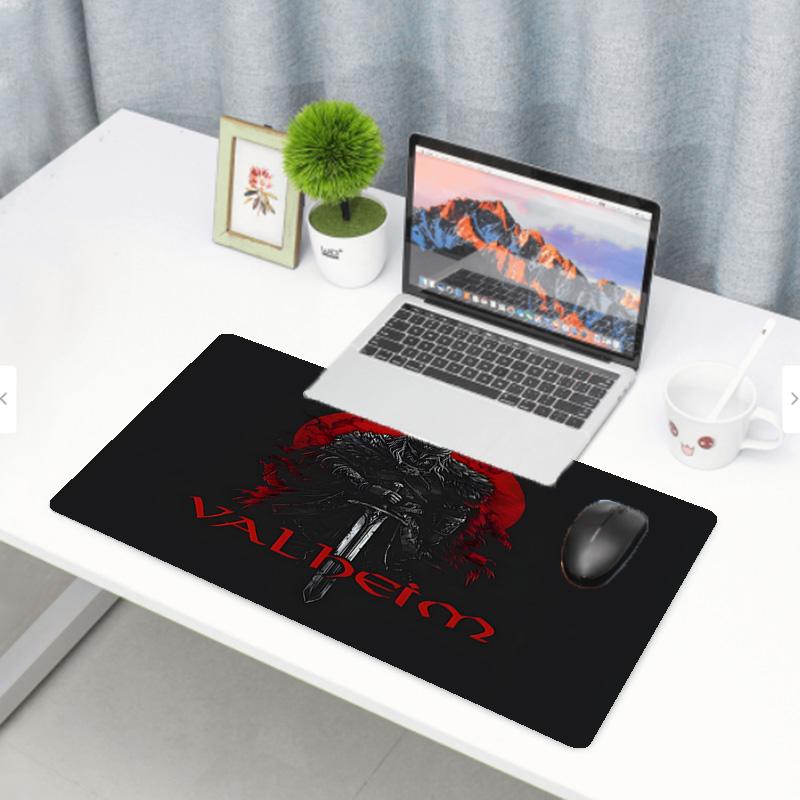 Valheim Print Mouse Pad, Anti‑Slip Desktop keyboard Mat, for PC Laptop Gaming Working Daily Use, Cool Festival Birthday Gift