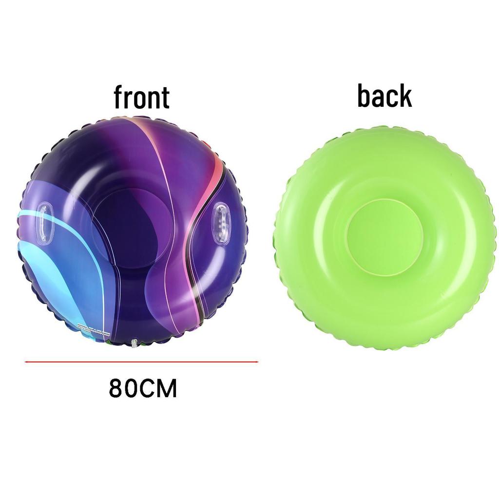 Thickened PVC Anti-Rollover Inflatable Snow Tube for Children – Outdoor Winter Skiing Toy