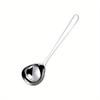 Household Kitchen Stainless Steel Soup Spoon with Long Handle for Dry Rice