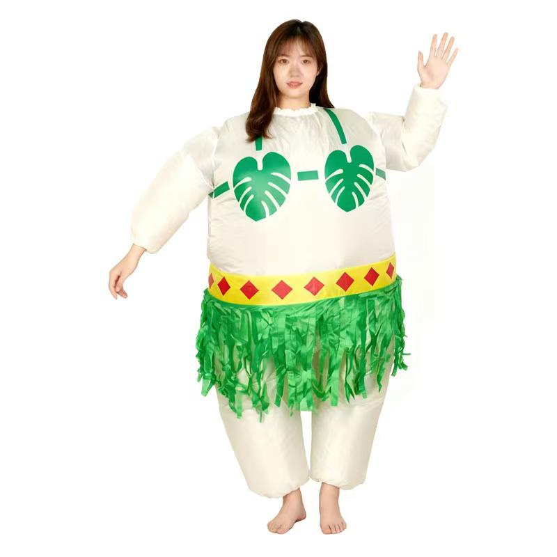 Halloween Inflatable Fat Doll Cartoon Ballet Costume - Funny Party Suit