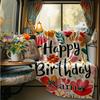 Happy Birthday To You Blanket Personalized Name Soft Comfortable Stylish Blanket Car Blanket Perfect For Travel Camping Outdoor Home Suitable For All