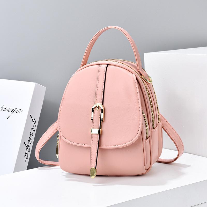 Crossbody dámská taška Nová móda Měkká kožená taška přes rameno Velkokapacitní batohy Výška Texturovaná kabelka