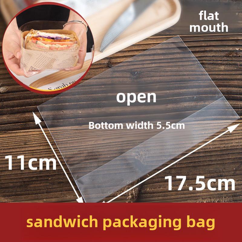Clear Food-Grade Ziplock Bags for Sandwiches and Bread