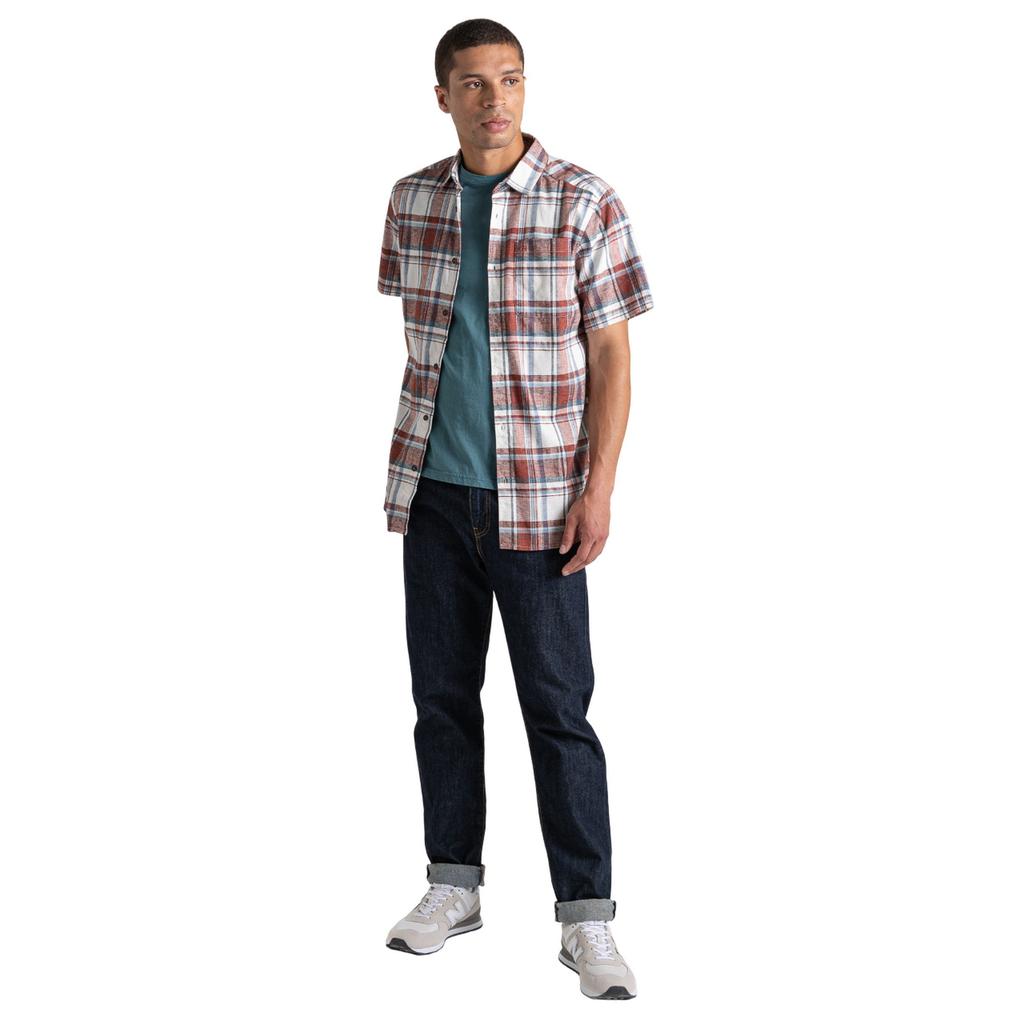 Craghoppers Mens Hila Checked Short-Sleeved Shirt