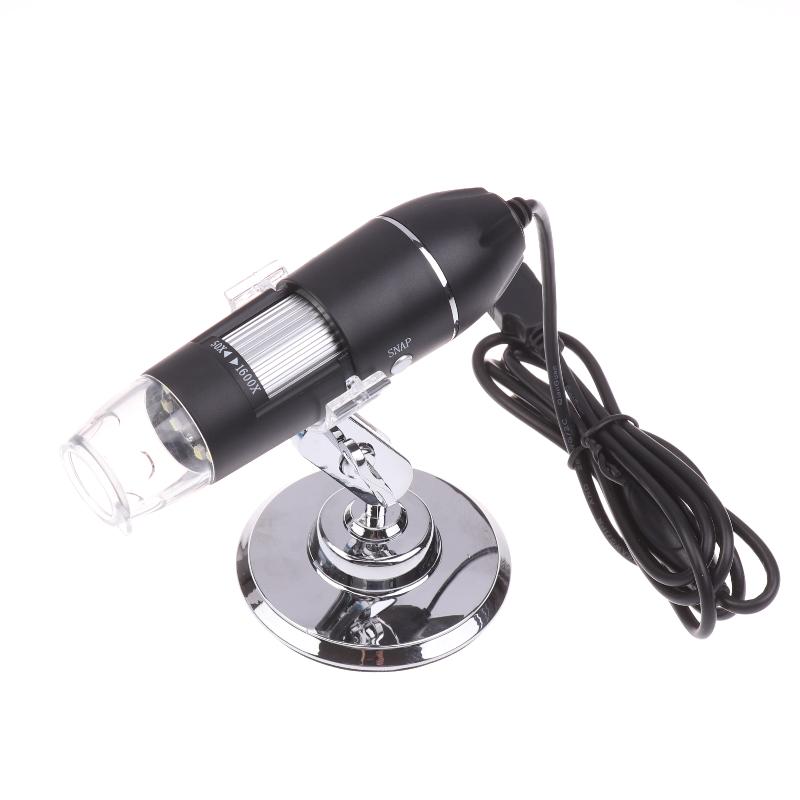 1600X USB Microscope, 1080P HD Soldering Microscope With 8 LEDs, Compatible With Mobile Phones/Computers