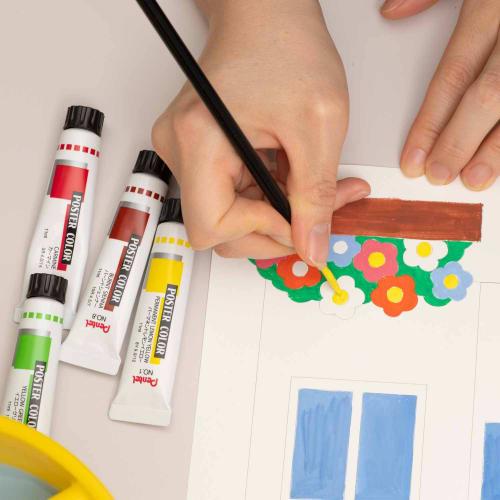 Pentel Paint Poster Color 12 Color Set (2 White) WPR-12