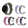 Watch Band 20mm/22mm Plaid Soft Silicone Watchband Wrist Strap Replacement for Garmin Venu SQ/Venu/Vivoactive 3 4/Forerunner 245
