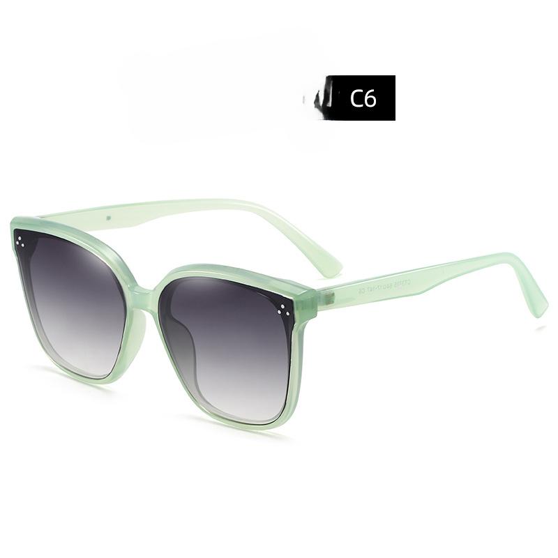 Nowe okulary przeciwsłoneczne HD z nylonowymi soczewkami Damskie okulary przeciwsłoneczne TR90 Frame Modne okulary