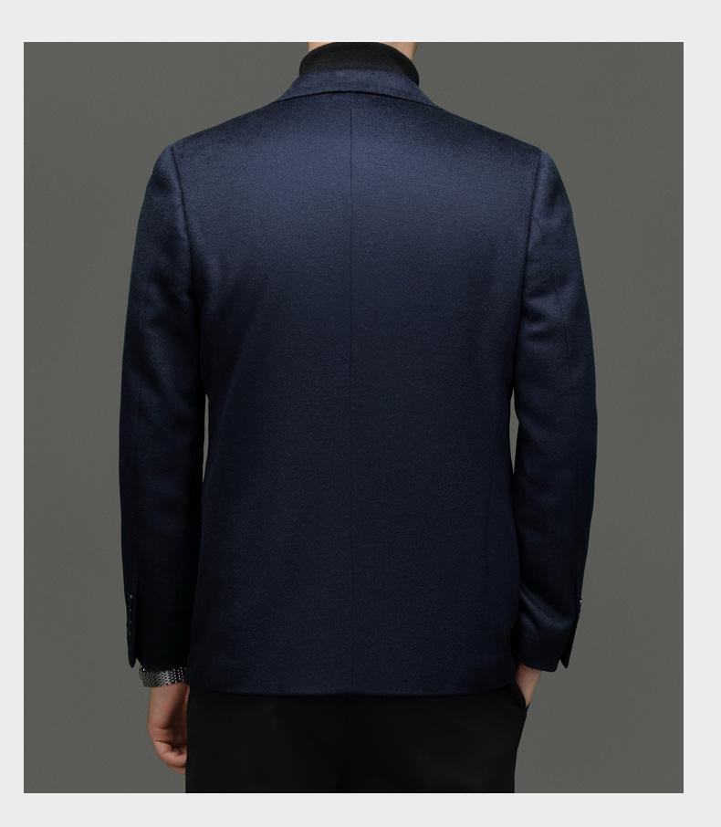 Herren Leichter Luxus Wollanzug - Schlank geschnittene Jacke für Herbst/Winter