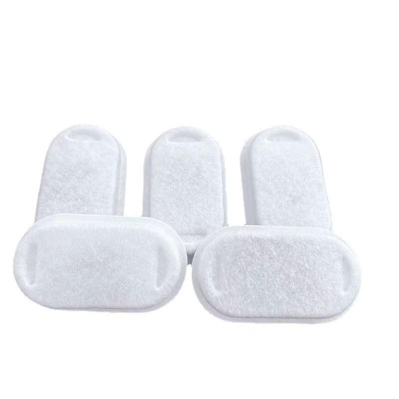 Pet Water Fountain Replacement Filters with Activated Carbon Sponge Pre Filters Compatible with Most Brand Pet Fountains