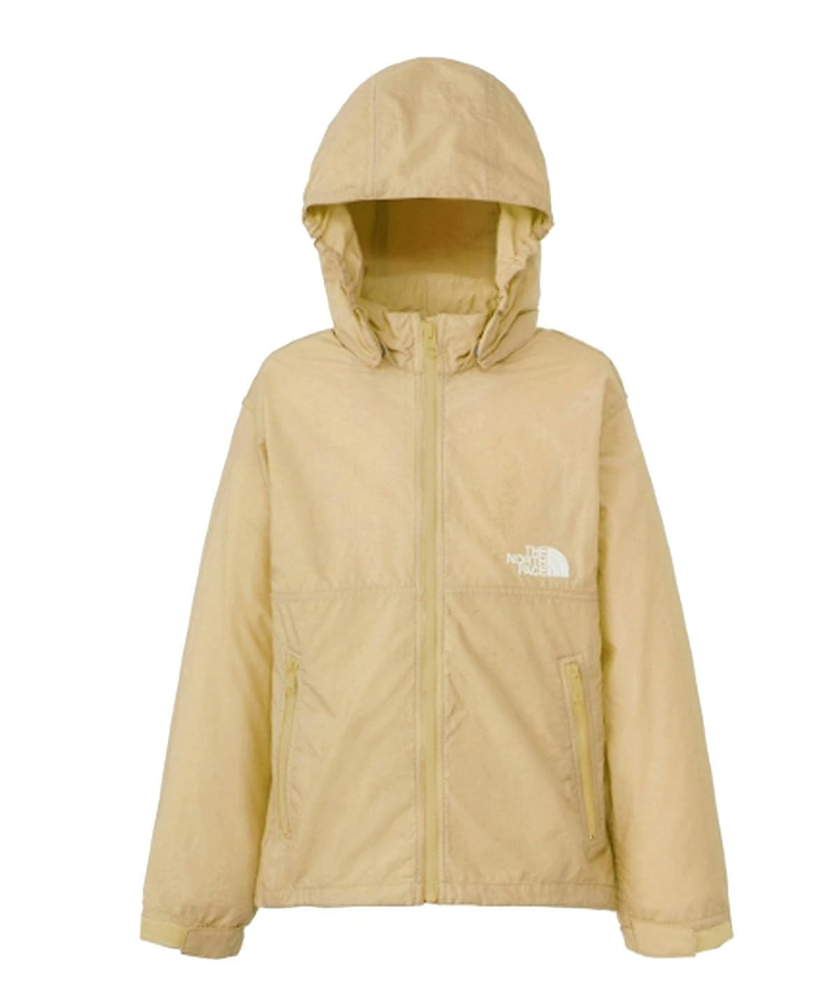 

The North Face Compact Kelp Size 110 Kids Jacket, Unisex, Water-Repellent, Lightweight, Tan,