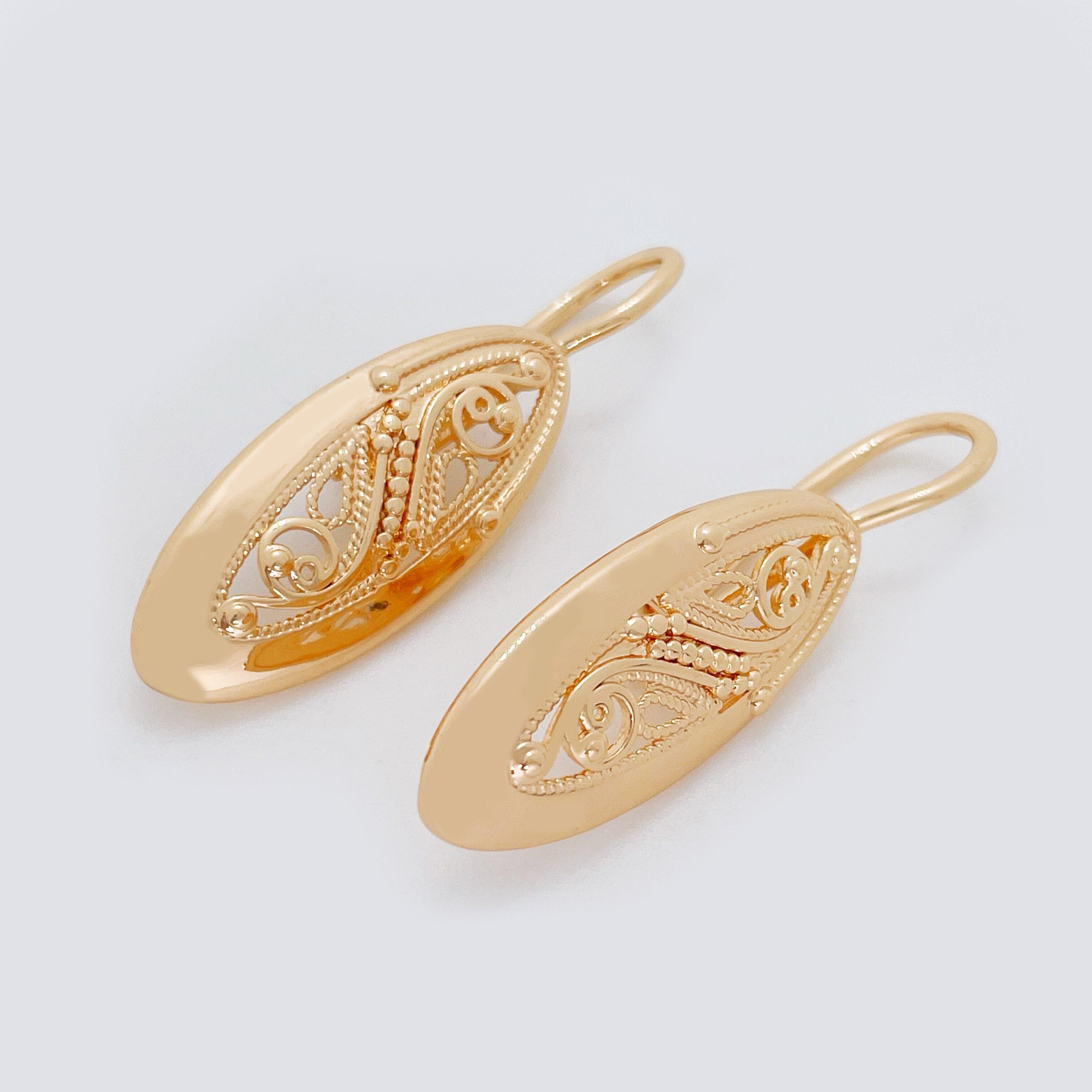 

Новые модные овальные полые цветочные серьги из розового золота 585 пробы, длинные висячие серьги для женщин, прекрасный подарок, новые повседневные модные украшения