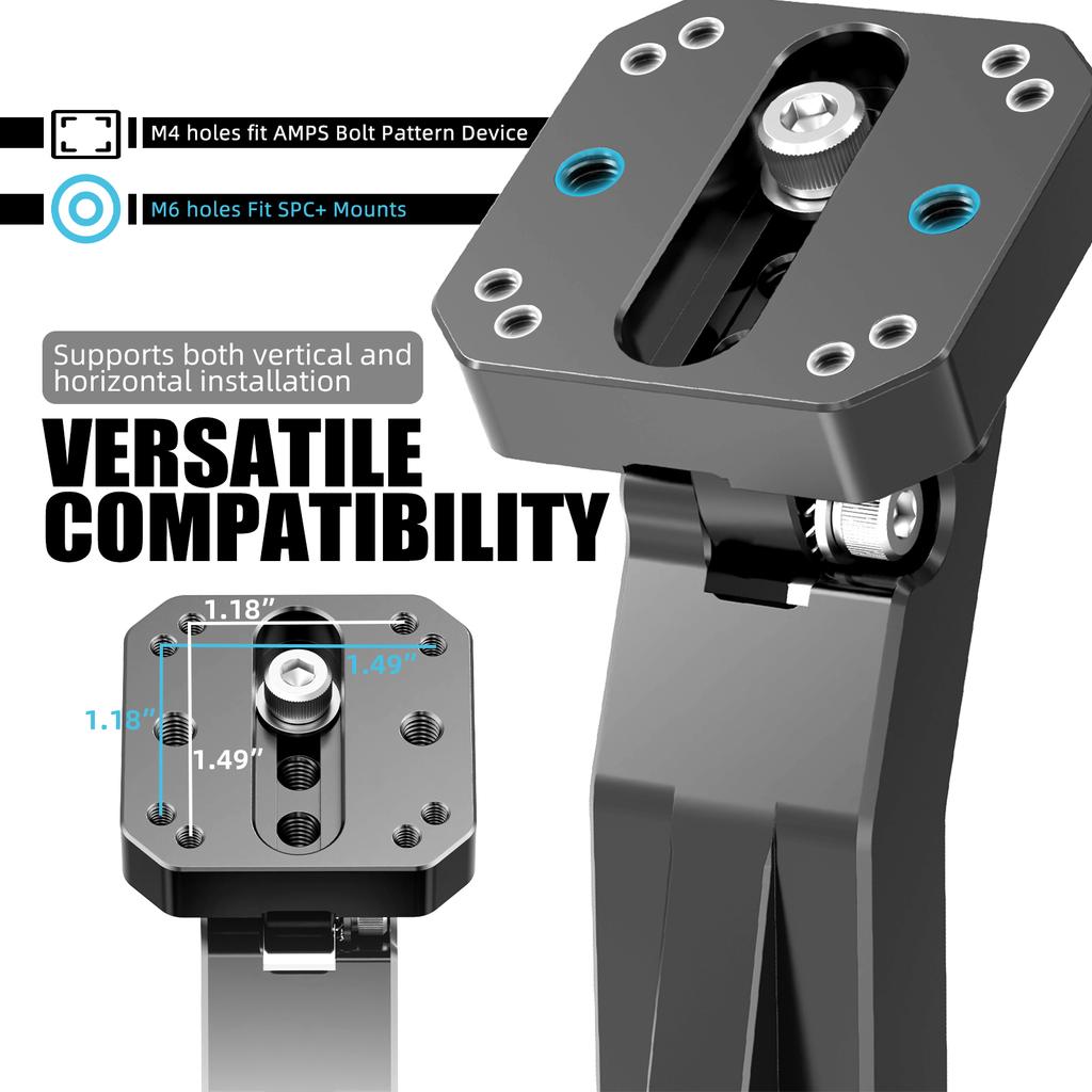 NICECNC For KTM 390 Adventure R 2025-2026 Adjustable GPS Device Mount Phone Mount Navigation Mount Bracket 390 Adventure X 25-26