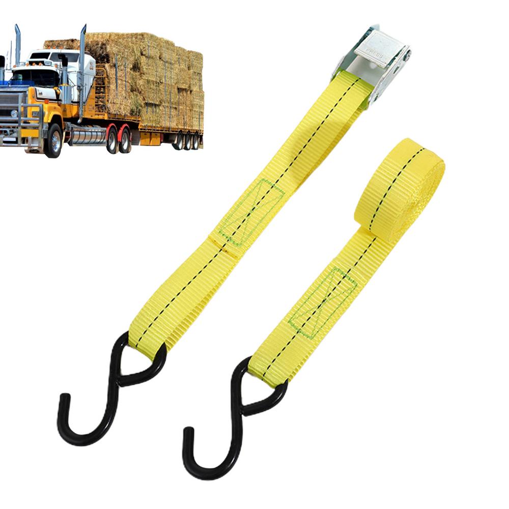 Truck Tie Down Straps Truck Straps Waterproof 5m Ratchet Strap Rope Tightener Heavy Duty Cargo Straps Camping Accessories