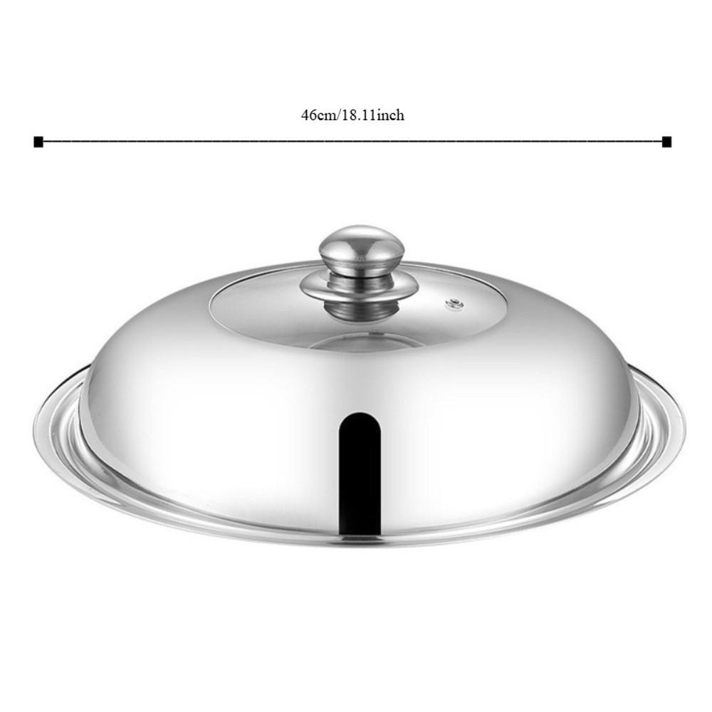 Universal Round Pot Lids Cover 28/32/36/40cm Cooking Pot Wok Lid  Kitchen Accessories