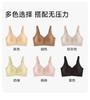 Big Breasts Show Small Seamless Underwear for Women's Summer Thin Style, Pull Anti-sagging and Thin, Close the Breasts and Support the Full Cup Bra