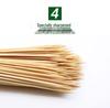 Bamboo Skewers for Marshmallow & Tanghulu: 4.0mm Thickness In Various Lengths (20-45cm) – Ideal for Handicrafts and Squid.