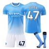26-27 Manchester Home Football Jersey for Kids and Adults FODEN #47