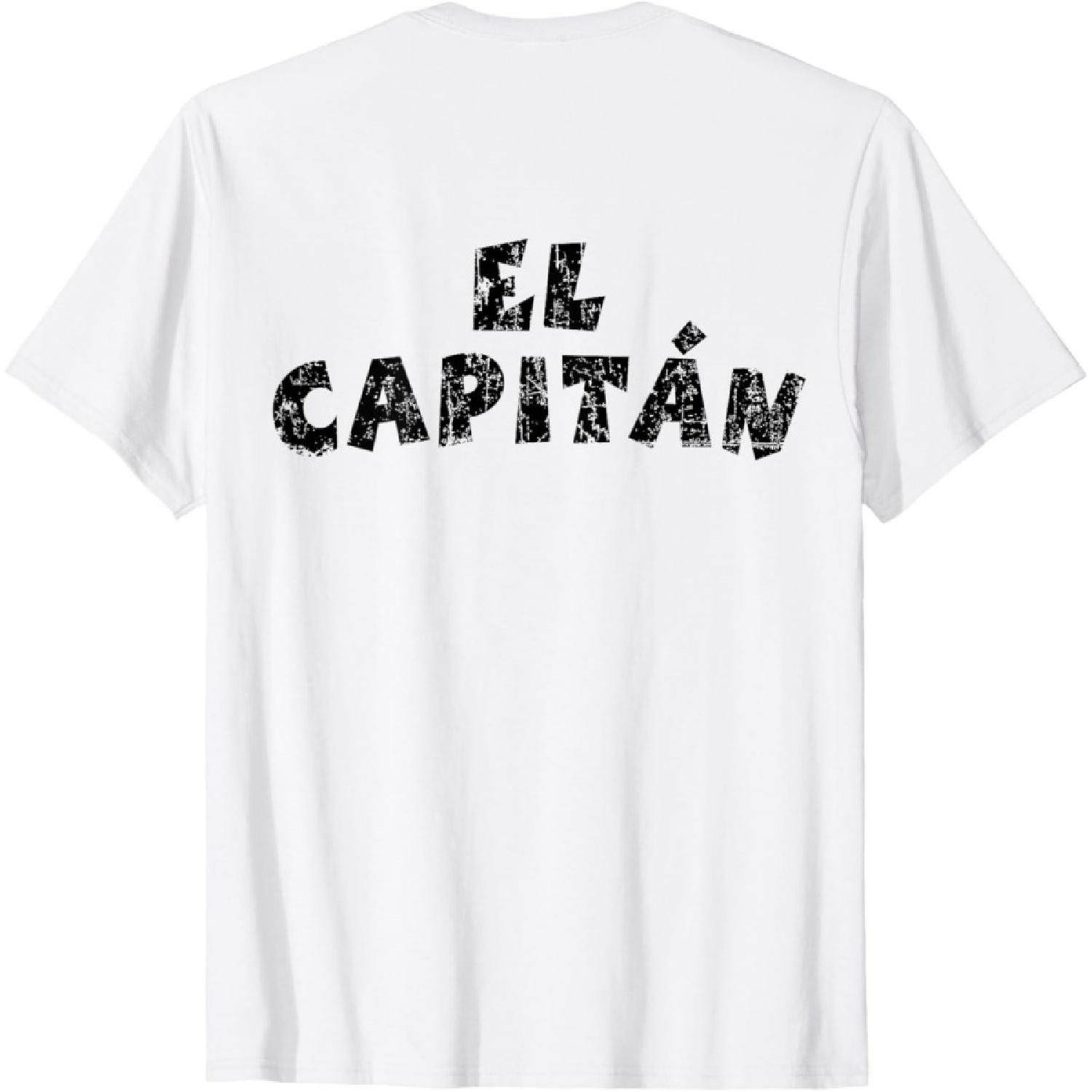 

El Capitan (Back) Captain T-Shirt XXXXXL білий