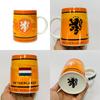 Kubek Pamiątkowy Mistrzostw Świata w Piłce Nożnej - Ceramiczny Kubek do Kawy z Nadrukiem Godła Drużyny, 350ml, Bezpieczny w Kuchence Mikrofalowej i Zmywarce, Idealny Prezent dla Fanów Piłki Nożnej